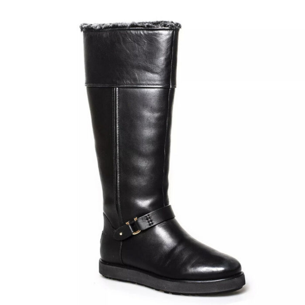 Women’s UGG Classic Berge knee high leather motorcycle boots